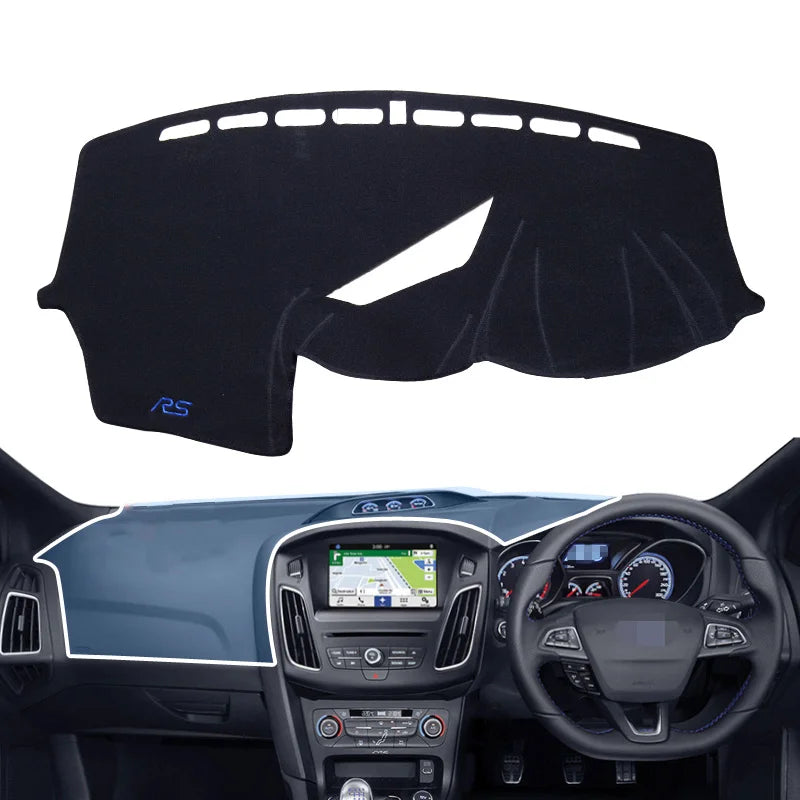 Anti-Slip Dashboard Sunshade Mat for Ford Focus RS 2015–2018 Dashboard Mat CATUSIKI Right-Rudder