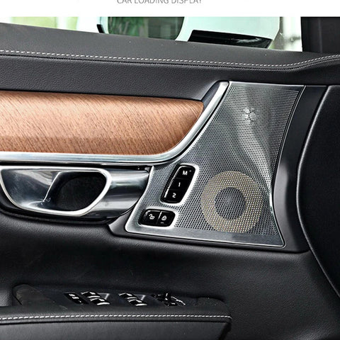 Horn Button Decor for Volvo S90 V90 Car Interior Accessory LINGLUYANG V90 v90CC 2016-2022 with lights