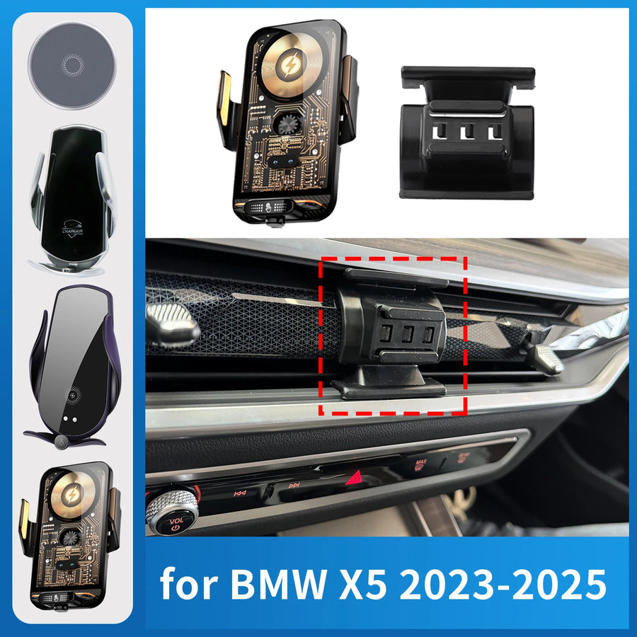 GPS Charging Navigation Mount for BMW X5 2023-2025 Car Interior Accessory CATUSIKI