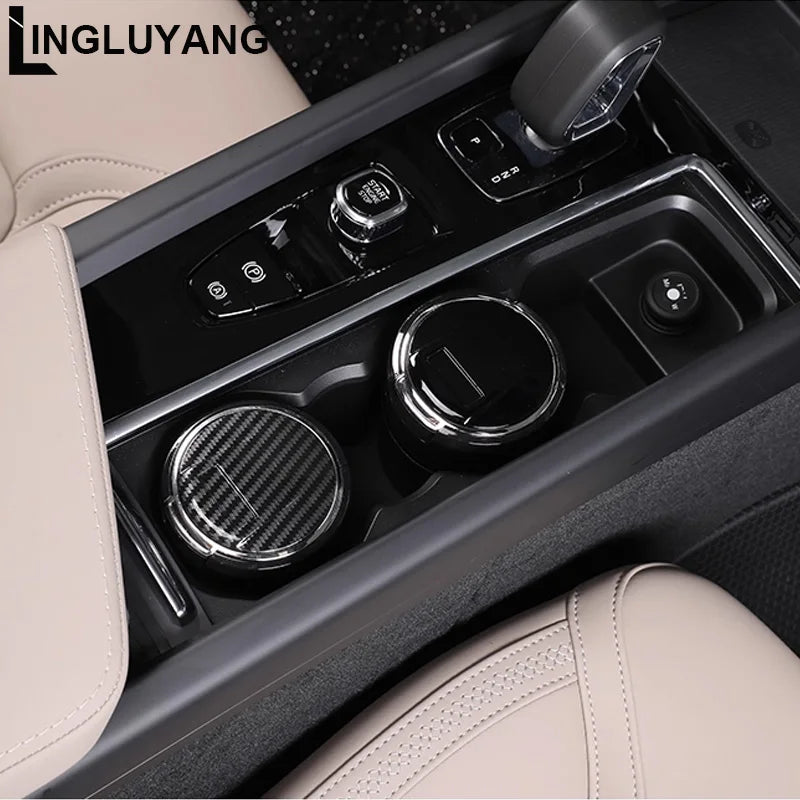 Ceramic Lined Car Ashtray for Volvo XC60 2018-2026 Car Interior Accessory LINGLUYANG