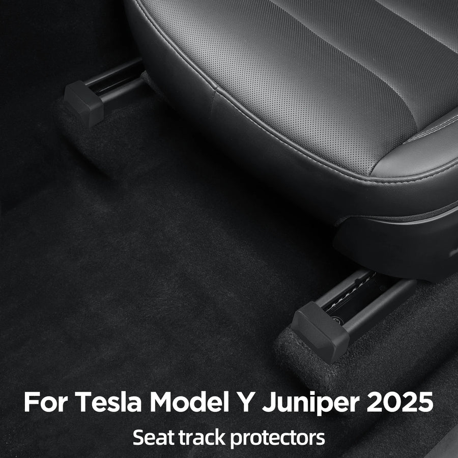 TPE Seat Rail Plug Protection for Tesla Model Y Car Interior Accessory OEM