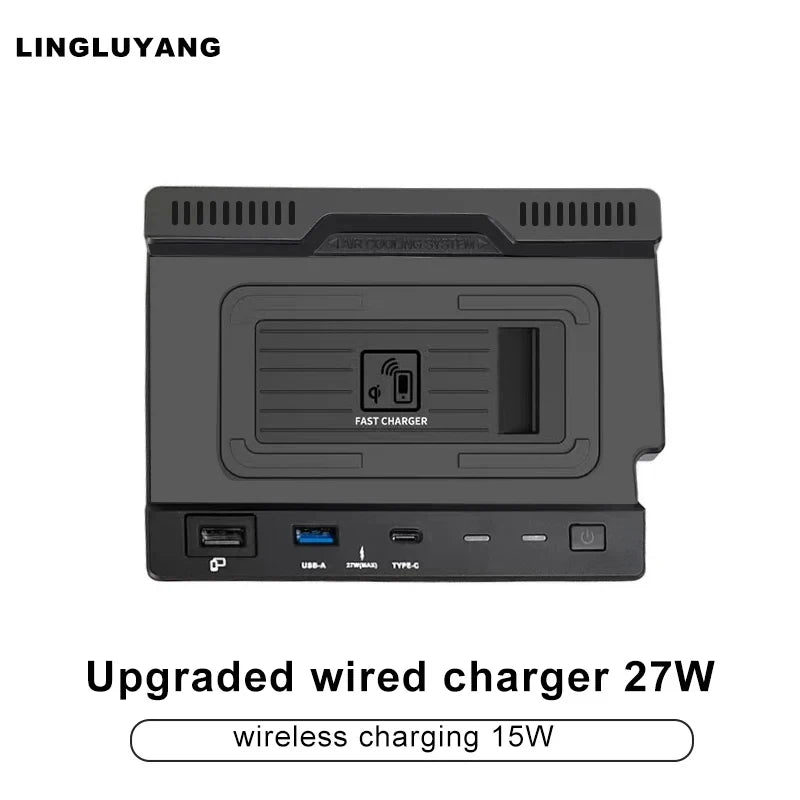 15W Wireless Charger Pad for Mercedes Benz W177 GLA Car Interior Accessory LINGLUYANG