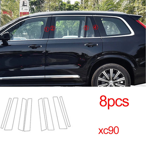 Window Side Post TPU Protective Film for Volvo Car Interior Accessory LINGLUYANG