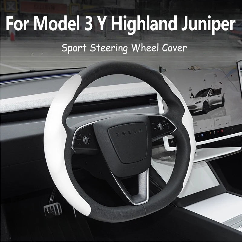 For Tesla Model 3 Y Highland Juniper Car Steering Wheel Cover Steering Wheel Accessory OEM