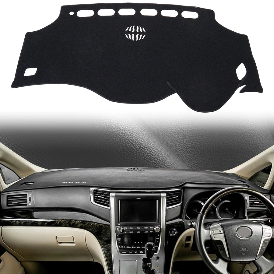Custom Fit Dashboard Cover Mat for Toyota Alphard Vellfire 2008 Dashboard Mat CATUSIKI