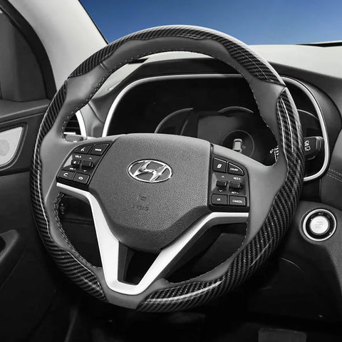 Carbon Fiber Wheel Cover for Hyundai Tucson Elantra I30 Car Interior Accessory Hocasen