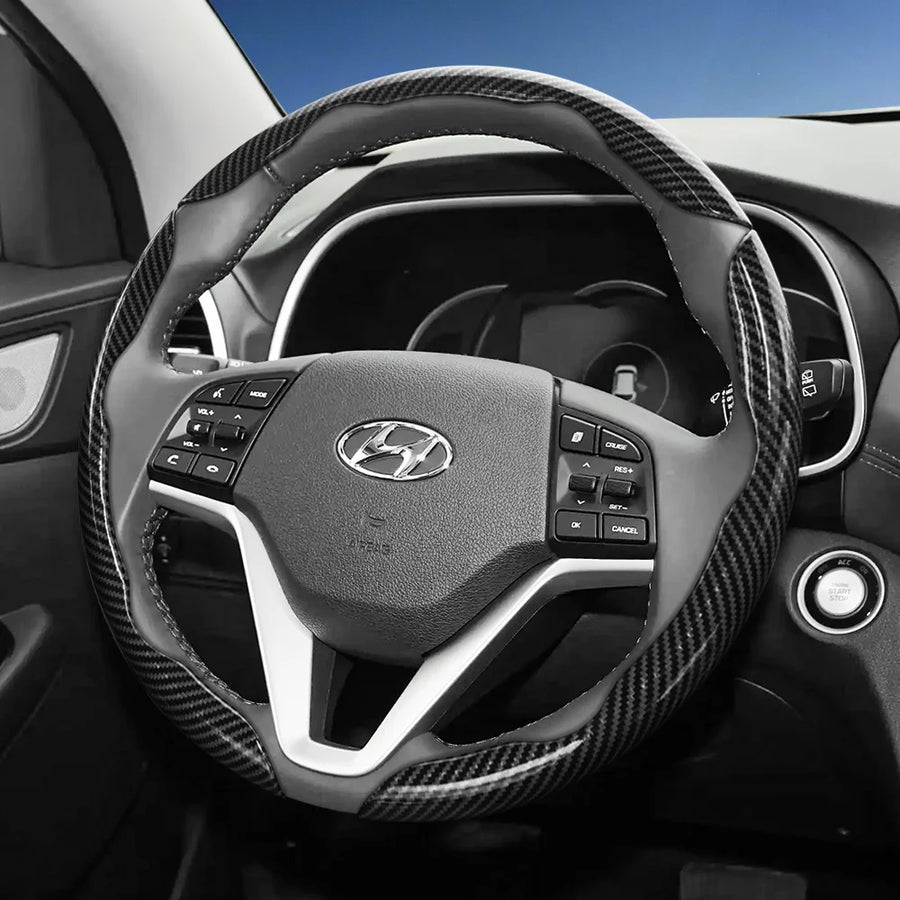 Carbon Fiber Wheel Cover for Hyundai Tucson Elantra I30 Car Interior Accessory Hocasen