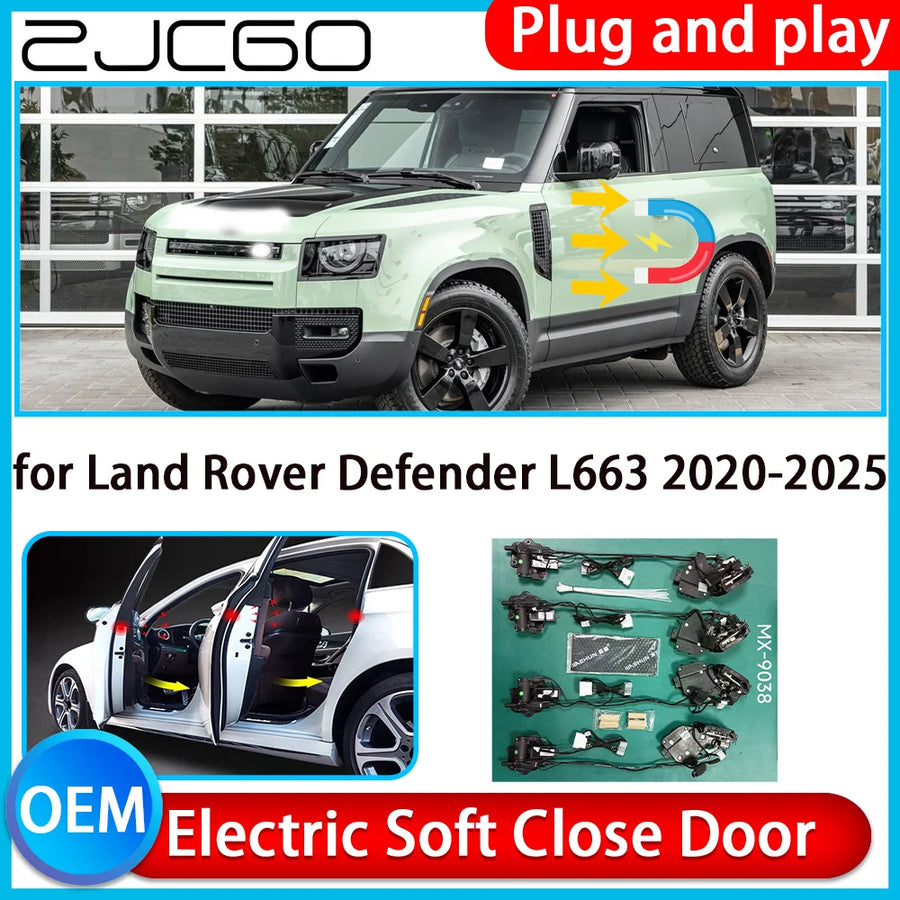 Electric Soft Close Door System for Land Rover Defender L663 Car Interior Accessory ZJCGO