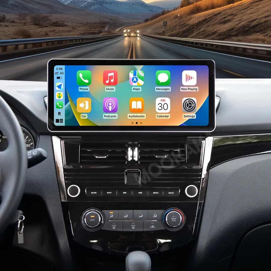 12.3" Android Head Unit for Nissan X-Trail 2014–2020 Android Head Unit Aotsr 6GB 128GB Eight Core