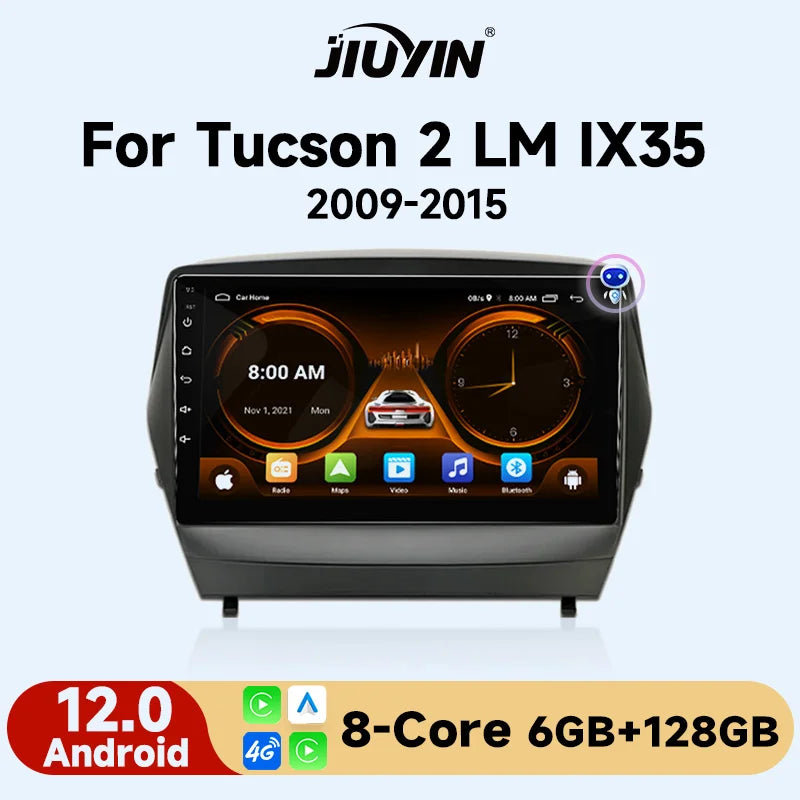 9-Inch Android Multimedia Navigation for Hyundai Tucson 2009-2015 Android Head Unit JIUYIN