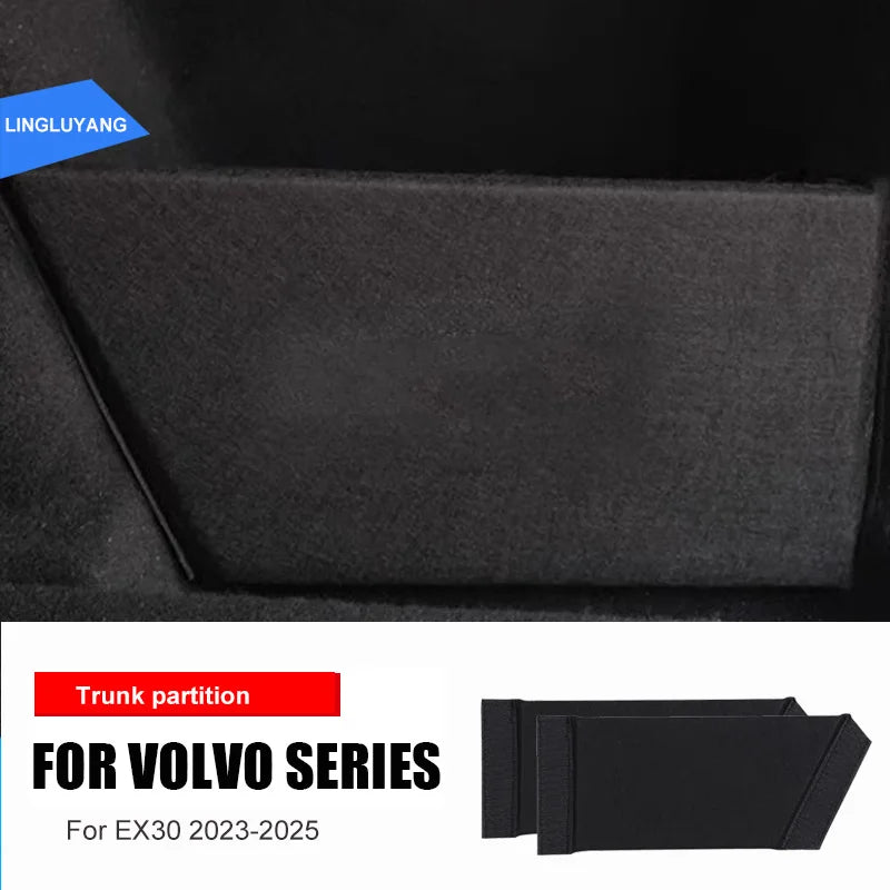Volvo EX30 Trunk Partition Board 2023-2025 Storage Car Interior Accessory LINGLUYANG 2pcs 2023-2025 EX30