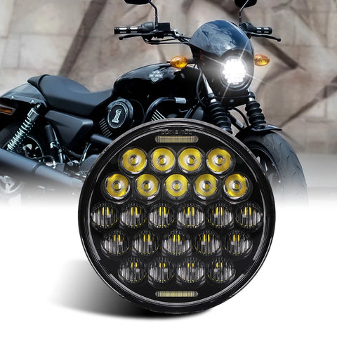 5.75 Inch Led Headlight For Motorcycle 5 3/4 Auxiliary Led Lights For Harley Sportster Iron 883 Dyna Street Bob FXDB Motor Pa