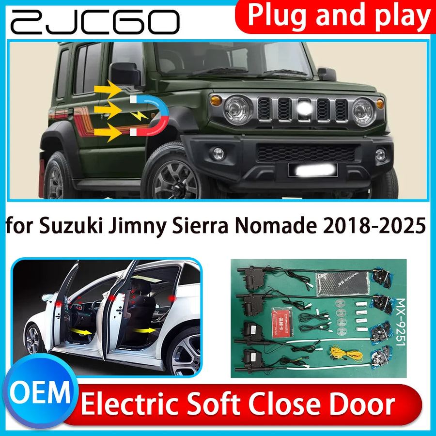 Electric Soft Close Door Kit for Suzuki Jimny and Sierra Car Interior Accessory ZJCGO Default Title