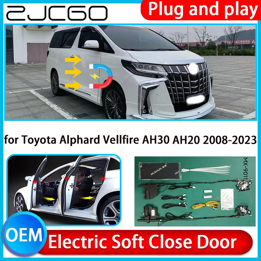 Automatic Electric Soft Close Door Kit for Toyota Alphard Car Interior Accessory ZJCGO
