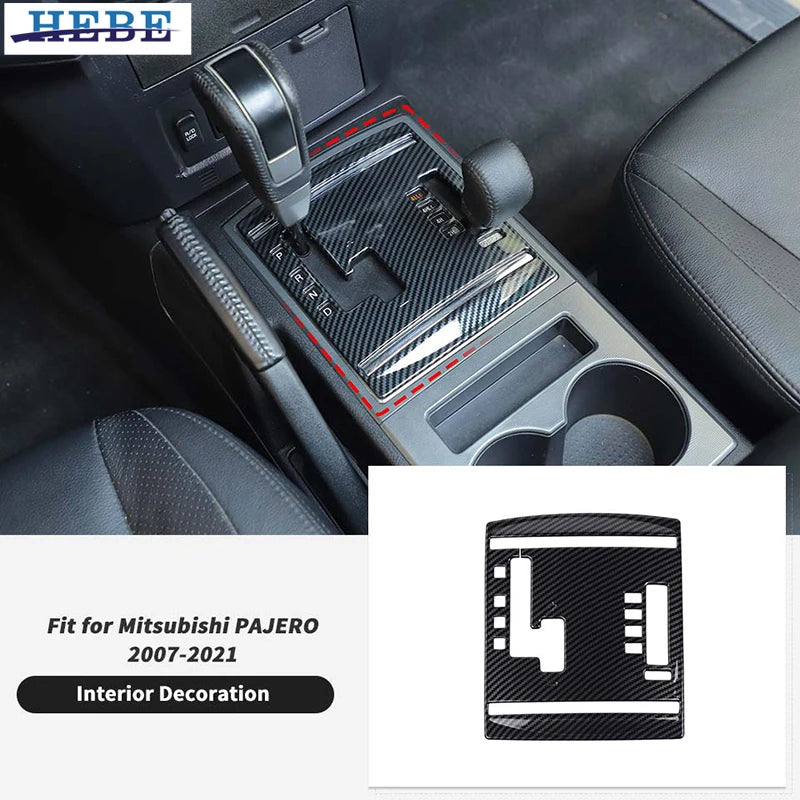 ABS Gearshift Trim for Mitsubishi Pajero 2007-2021 Car Interior Accessory HEBE