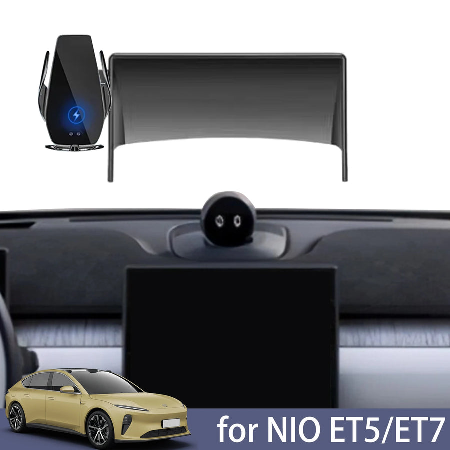 Magnetic Wireless Charging Phone Holder for NIO ET5 ET7 Car Phone Holder CATUSIKI