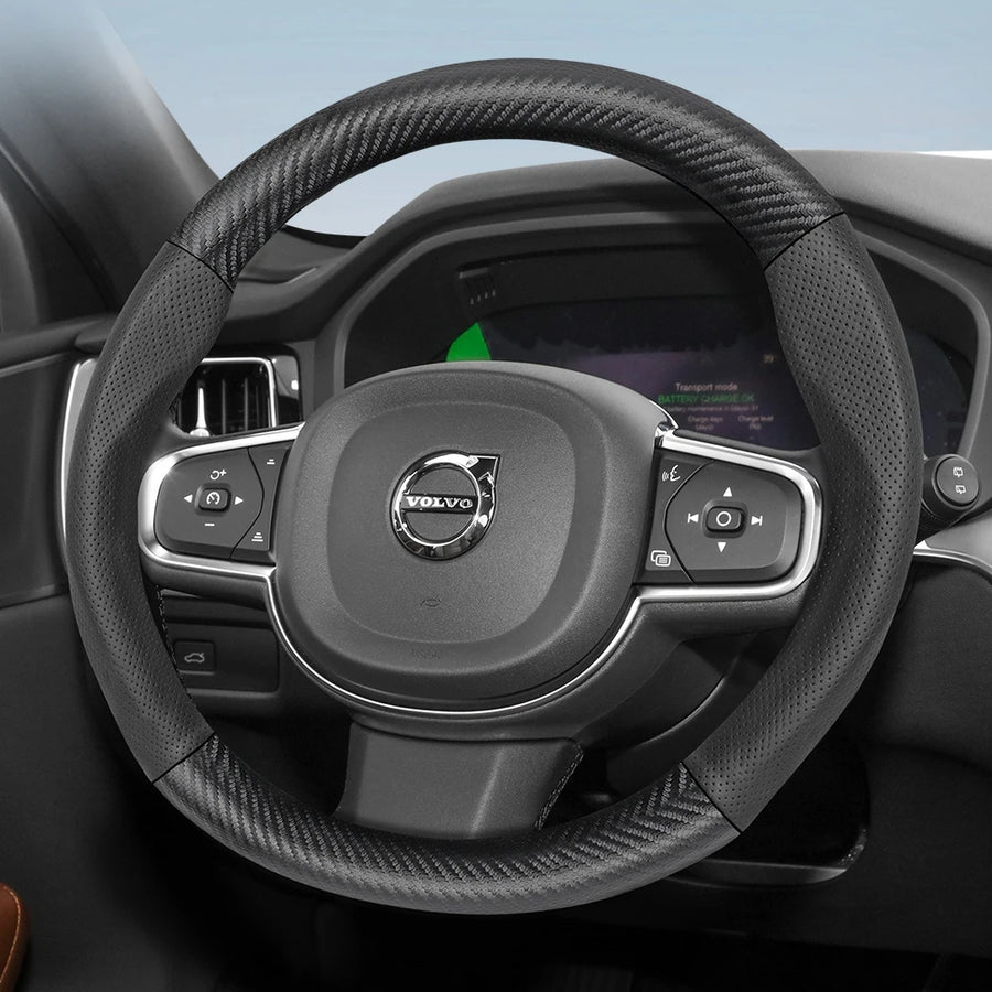 Breathable Carbon Fiber Cover for Volvo S60 V60 XC60 Car Interior Accessory Hocasen