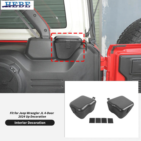 Trunk Storage Box for Jeep Wrangler JL 2024-2025 Car Interior Accessory HEBE