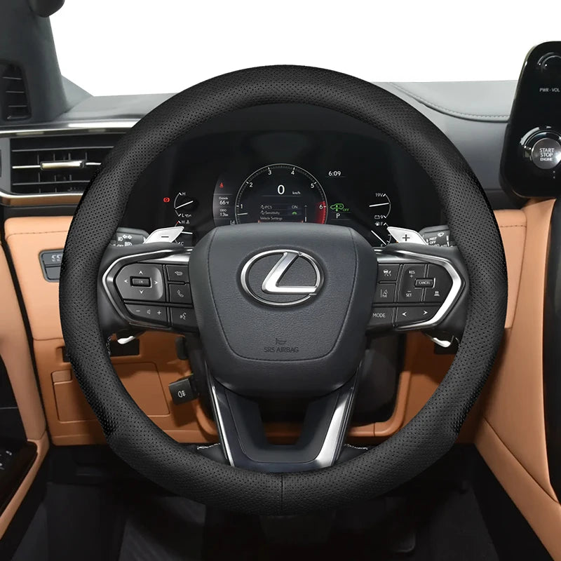 Ultra-Thin Breathable Leather Cover for Lexus ES350 Car Interior Accessory Hocasen