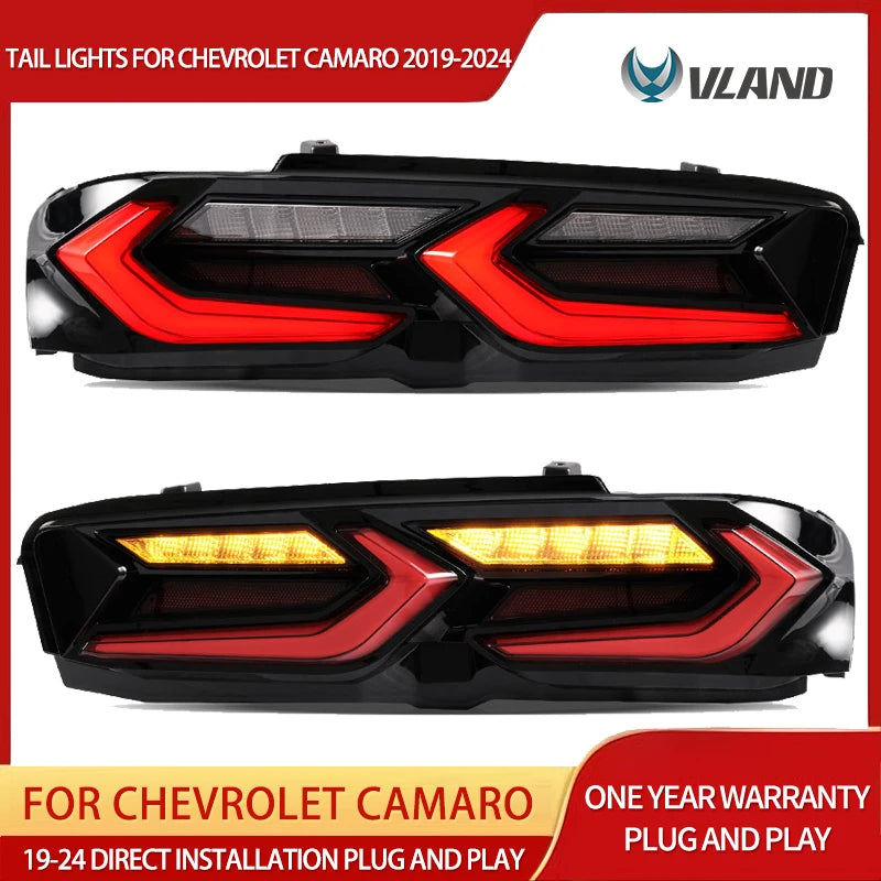 Sequential LED Tail Lights for Chevy Camaro 2019-2024 LED Tail Light Vland