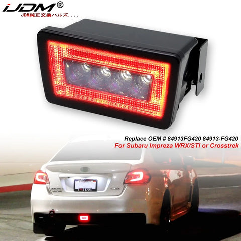3-in-1 LED Rear Fog Light for Subaru WRX 2015-21 LED Ambient Light iJDM