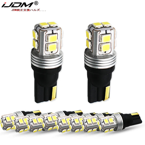 LED Ambient Light 5W T10 Canbus Bulbs for Universal Vehicles LED Ambient Light iJDM YELLOW