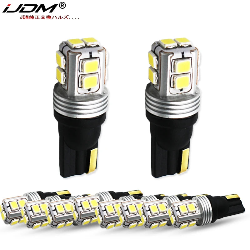 LED Ambient Light 5W T10 Canbus Bulbs for Universal Vehicles LED Ambient Light iJDM YELLOW