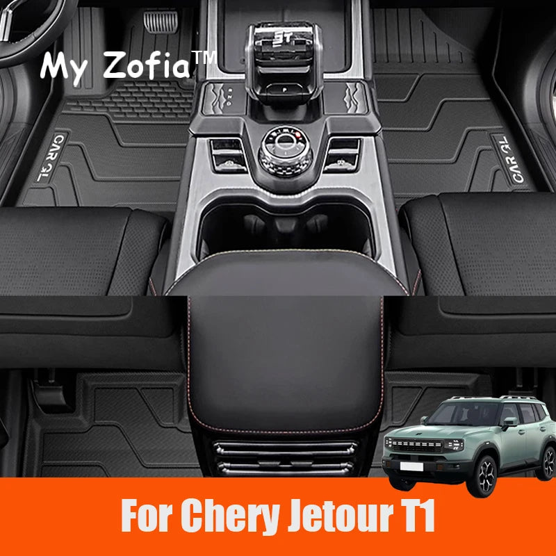 TPE Foot Pad Cargo Liner Floor Mats For Chery Jetour T1 2024 2025 Car Floor Mats OEM