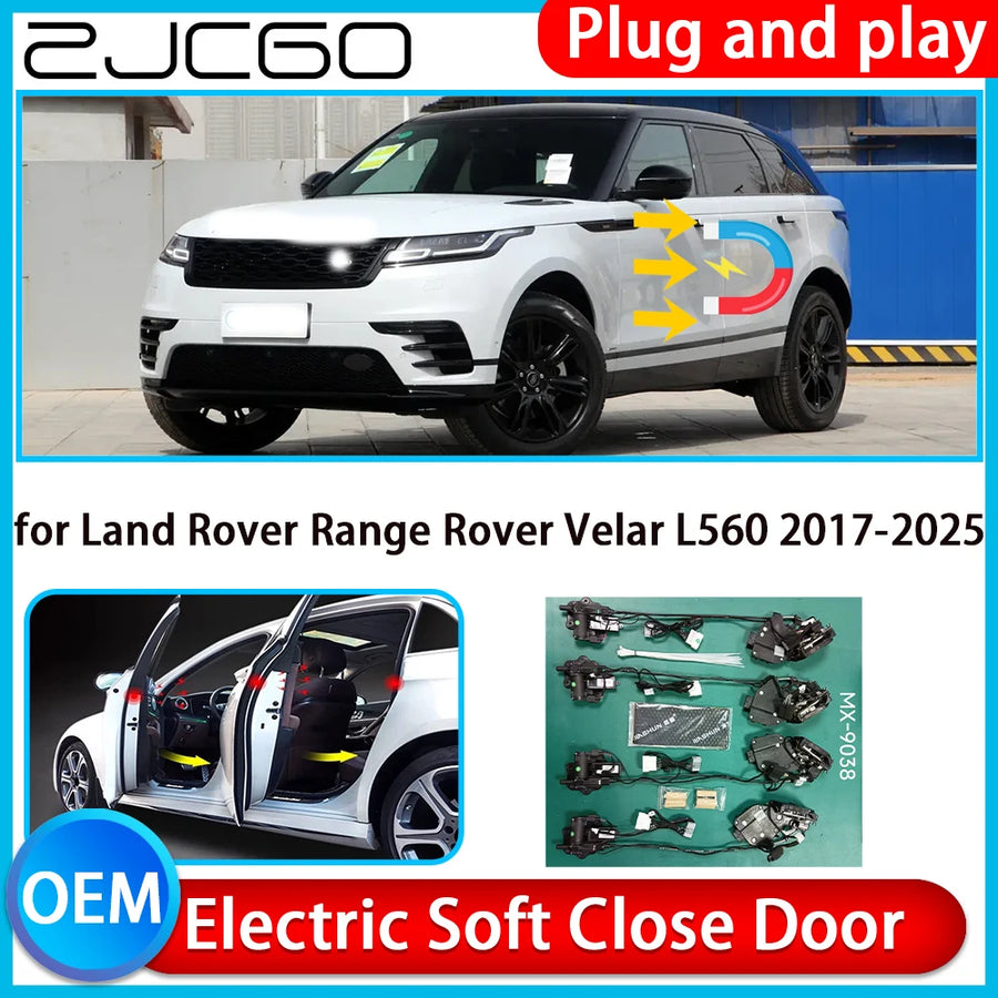 Electric Soft Close Door Kit for Land Rover Velar 2017–2025 Car Interior Accessory ZJCGO Default Title