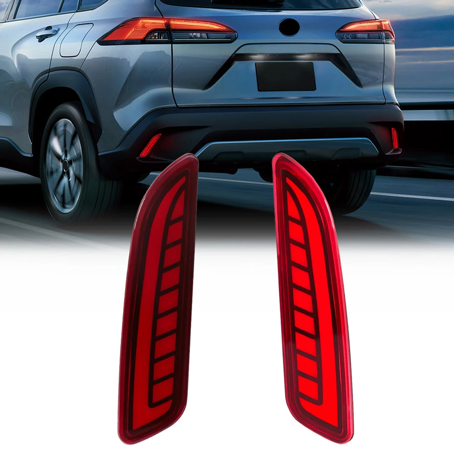 LED Bumper Reflector for Toyota Corolla Cross 21 LED Ambient Light MAGIC COLORM