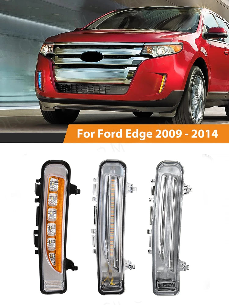 LED DRL Fog Light for Ford Edge Everest 2011-2014 Car Interior Accessory MAGIC COLORM