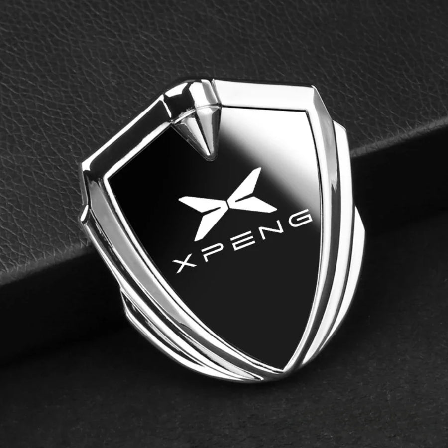 Car Sticker Shield Badge Emblem for Xpeng xiaopeng G6 P7 G9 P5 - 3D Metal Emblem LED Ambient Light OEM