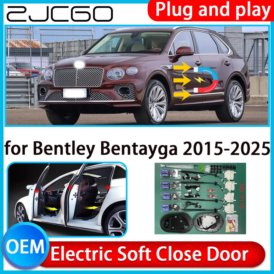 Automatic Electric Soft Close Door Kit for Bentley Bentayga 2015–2025 Car Interior Accessory ZJCGO Default Title