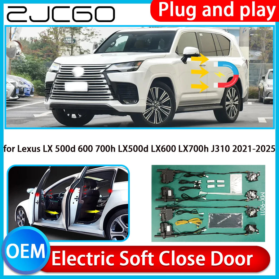 Electric Soft Close Door System for Lexus LX 500d 600 700h Car Interior Accessory ZJCGO Default Title