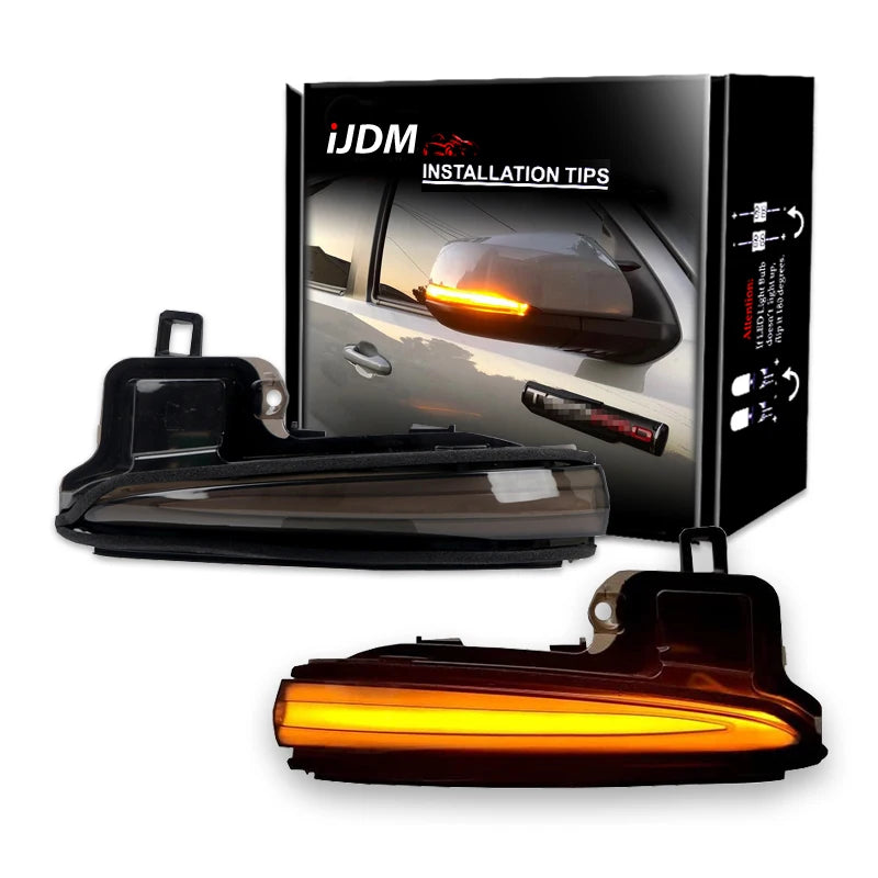 Sequential LED Mirror Turn Signals for Toyota Tacoma Car Interior Accessory iJDM