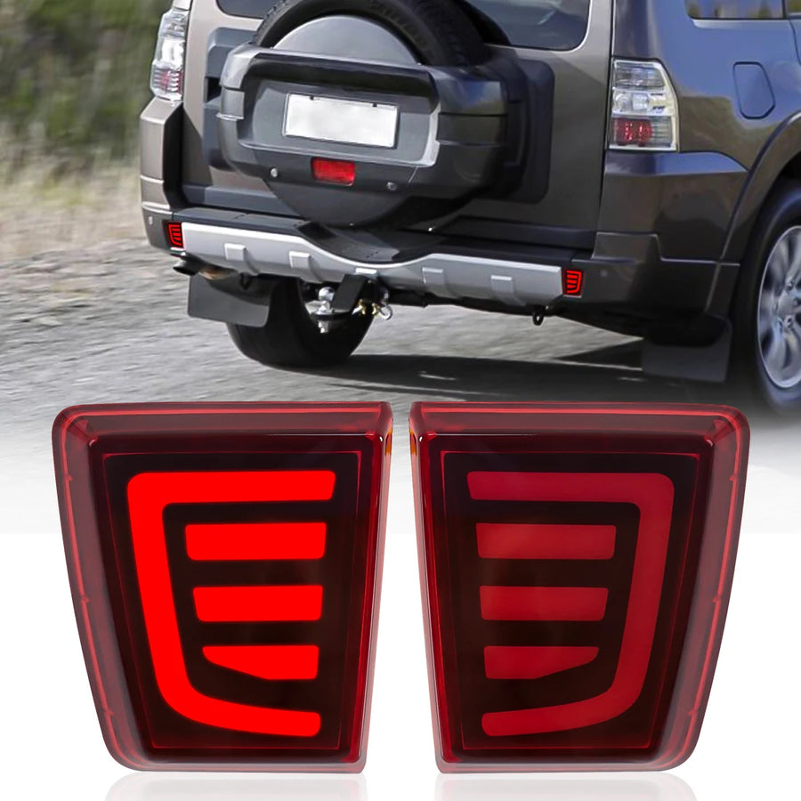 LED Bumper Reflector Lights for Mitsubishi Pajero 2007-2020 LED Ambient Light MAGIC COLORM