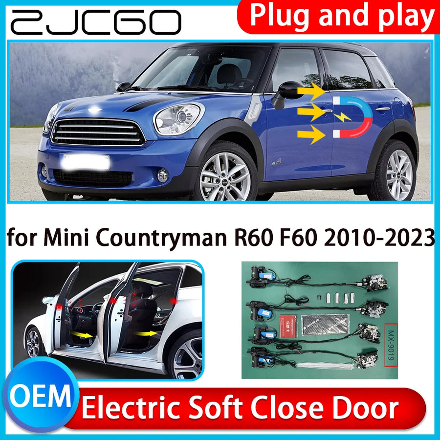 Electric Soft Close Door Kit for Mini Countryman 2010–2023 Car Interior Accessory ZJCGO