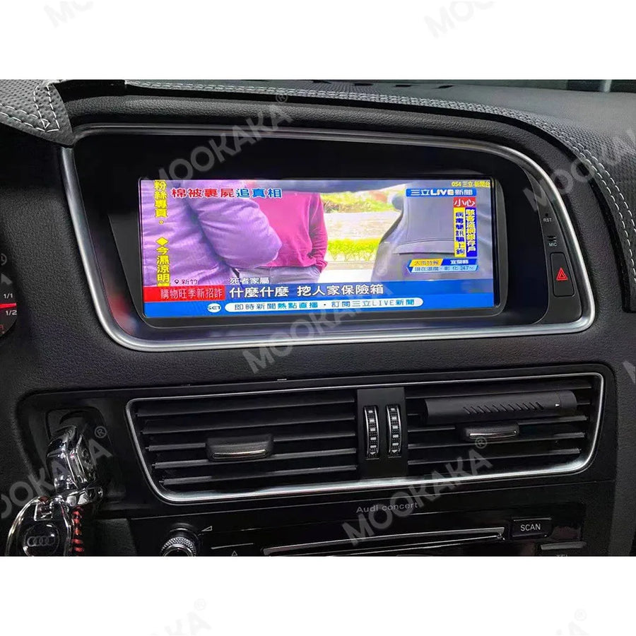 Android 13 GPS Multimedia Head Unit for Audi Q5 2010–2017 Android Head Unit Aotsr Digital Cluster Eight Core