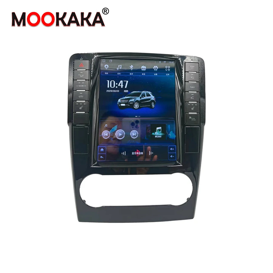 9.7" Vertical Android Head Unit for Mercedes Benz ML 2005-2011 Android Head Unit Aotsr Wood color 8-128GB Eight Core