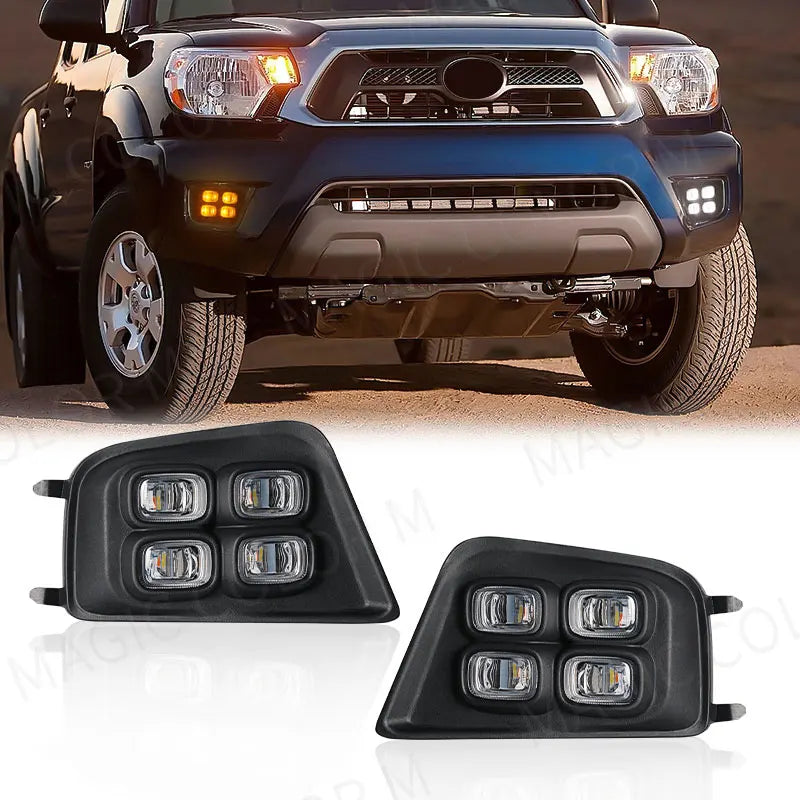 LED DRL Turn Signal Lights for Toyota Tacoma 2012-2015 LED Ambient Light MAGIC COLORM