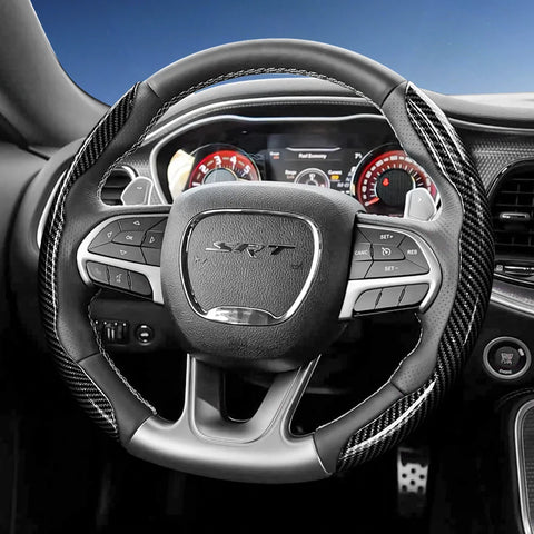 Carbon Fiber Cover for Dodge Charger Durango Car Interior Accessory Hocasen