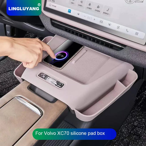 Central Control Silicone Pad for Volvo XC70 Console Car Interior Accessory LINGLUYANG