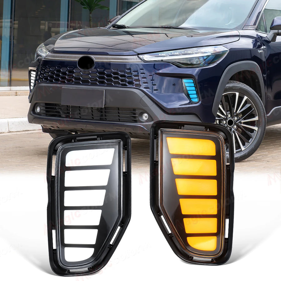LED DRL Turn Signal Light for Toyota Corolla Cross Car Interior Accessory MAGIC COLORM