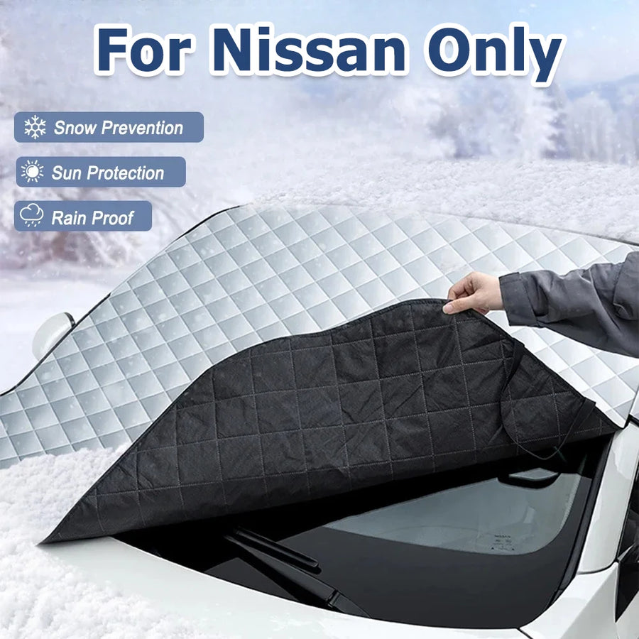 For Nissan Altima Maxima Murano Teana Sentra Versa Sunny Car Front Windshield Sunshade Car Interior Accessory OEM