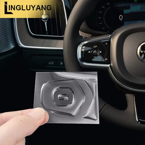 7pc Steering Wheel Button Trim for Volvo Models Car Interior Accessory LINGLUYANG