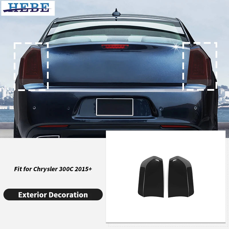 Tail Light Trim Cover for Chrysler 300 2015-2025 Car Interior Accessory HEBE