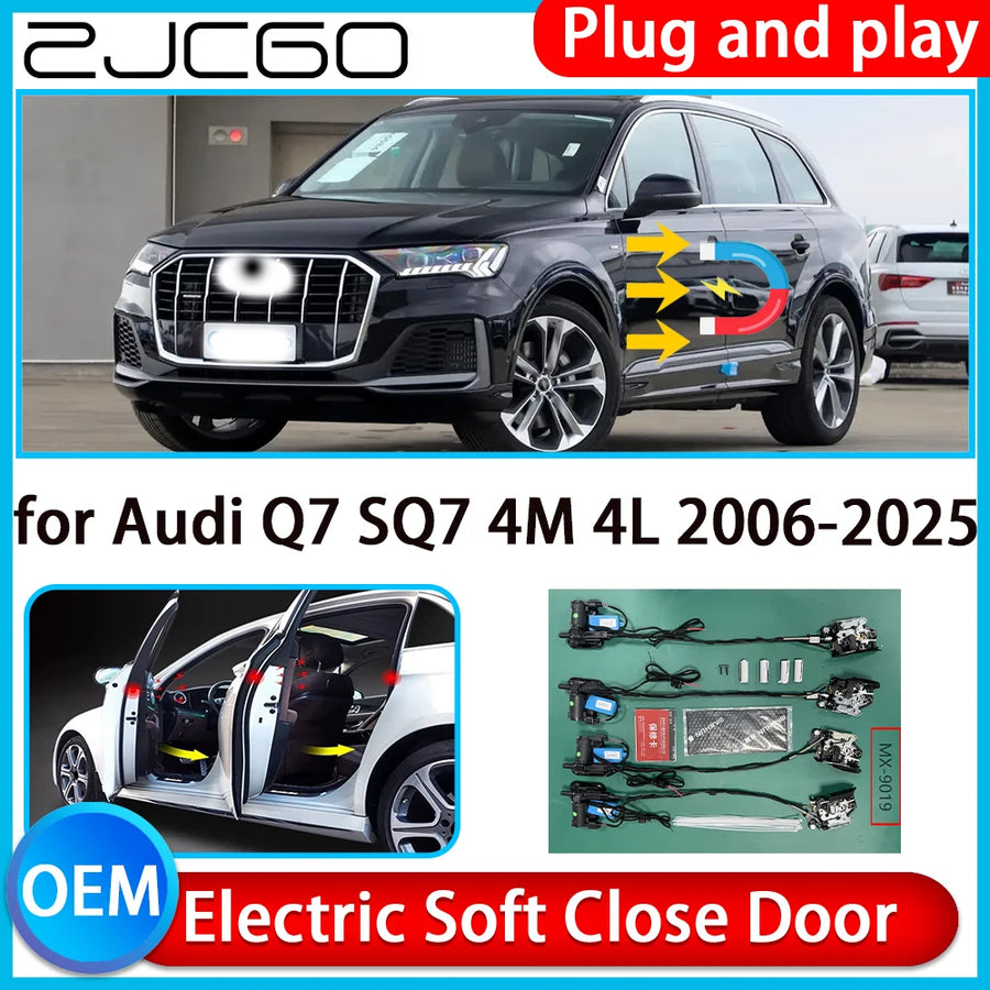 Electric Soft Close Door Kit for Audi Q7 SQ7 2006–2025 Car Interior Accessory ZJCGO