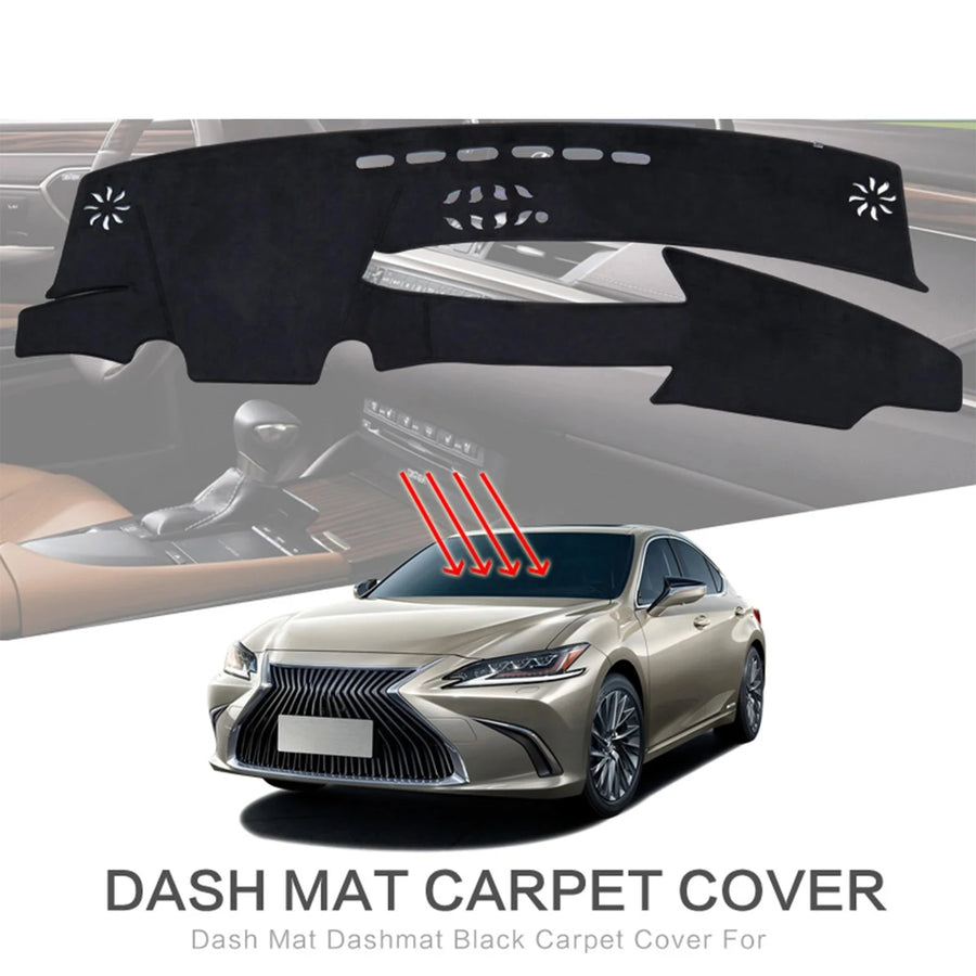 Premium Plush Dashboard Mat for Lexus ES 2018-2021 Dashboard Mat CATUSIKI