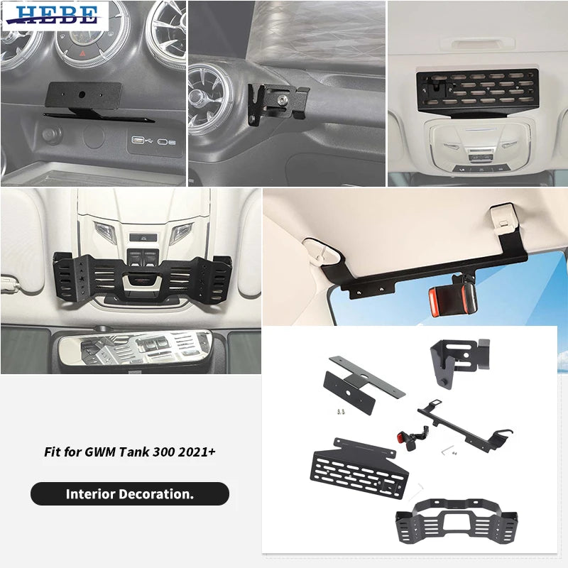Walkie Talkie Holder for GWM Tank 300 2021 Car Interior Accessory HEBE