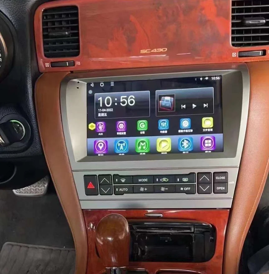 Android Multimedia GPS Navigation for Lexus SC430 2001–2010 Android Head Unit Aotsr 4GB 32GB